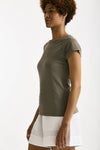 T-shirt in cotone taupe donna Transit par such - 1