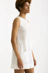 Top doppio tessuto bianco donna Transit par such - 2
