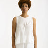 Top doppio tessuto bianco donna Transit par such - 5