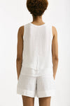 Top doppio tessuto bianco donna Transit par such - 3