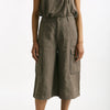 Bermuda over taupe vita alta donna Transit par such - 8