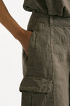 Bermuda over taupe vita alta donna Transit par such - 5