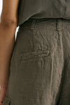 Bermuda over taupe vita alta donna Transit par such - 7