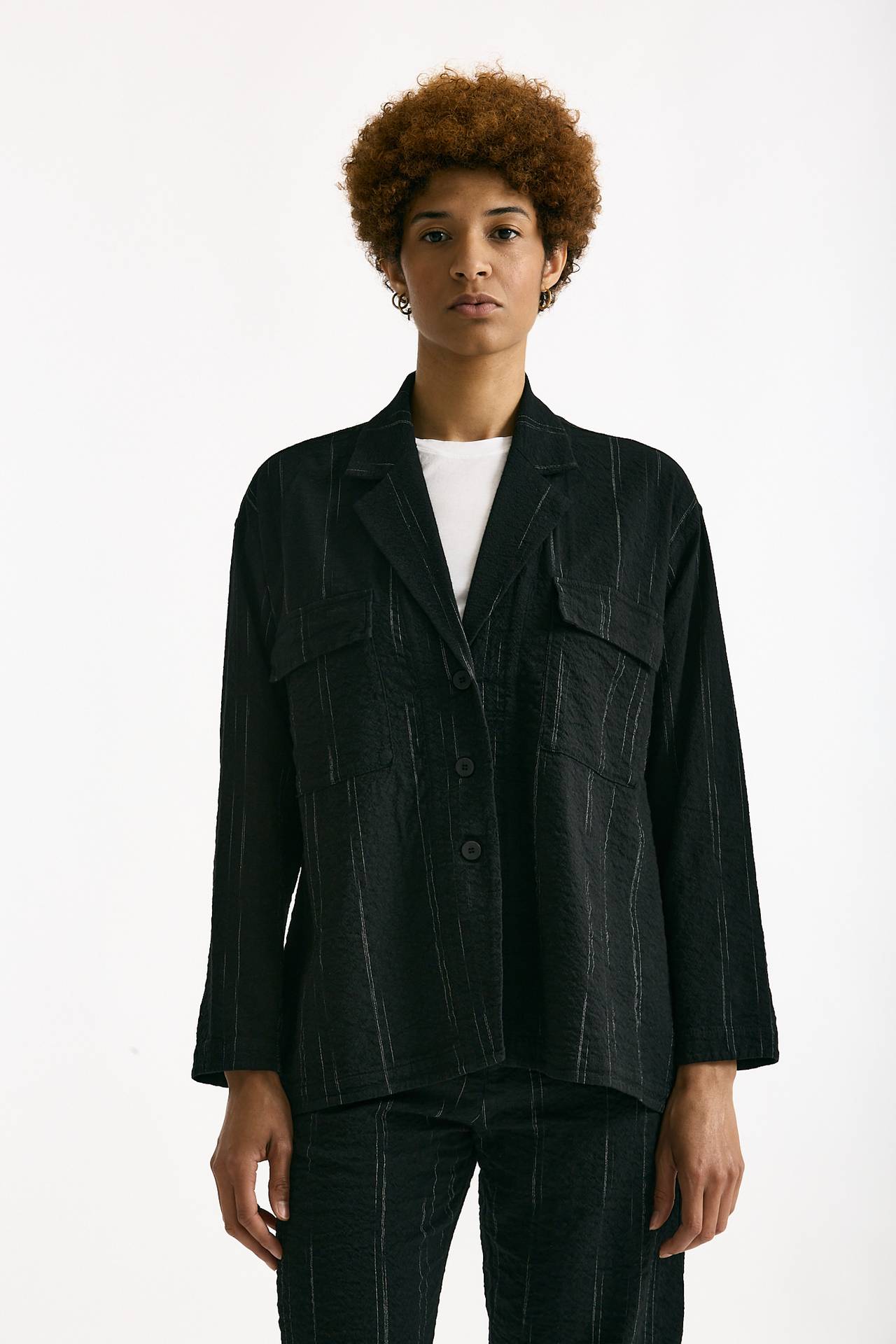 Blazer over Gessato donna Transit par such - 5