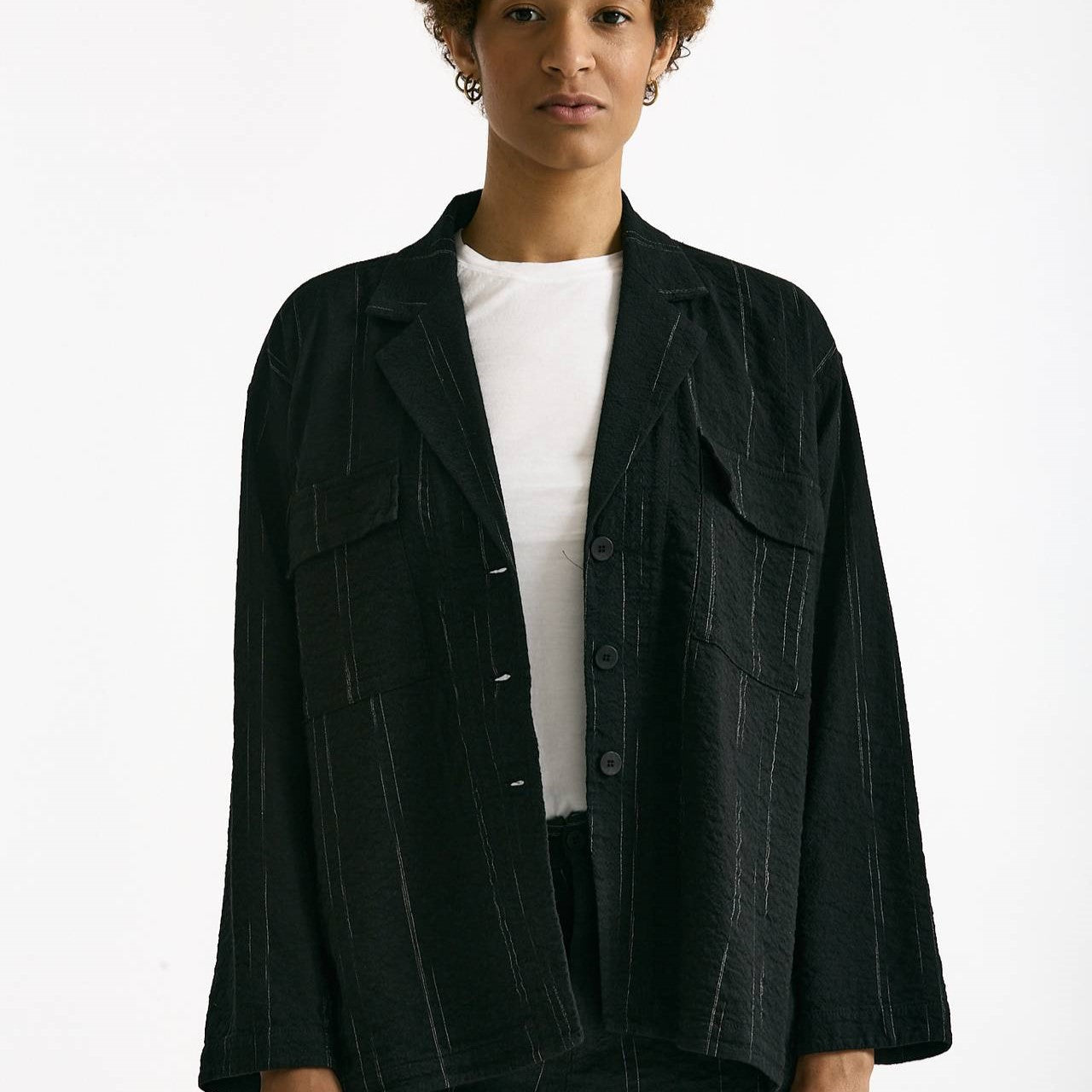 Blazer over Gessato donna Transit par such - 7