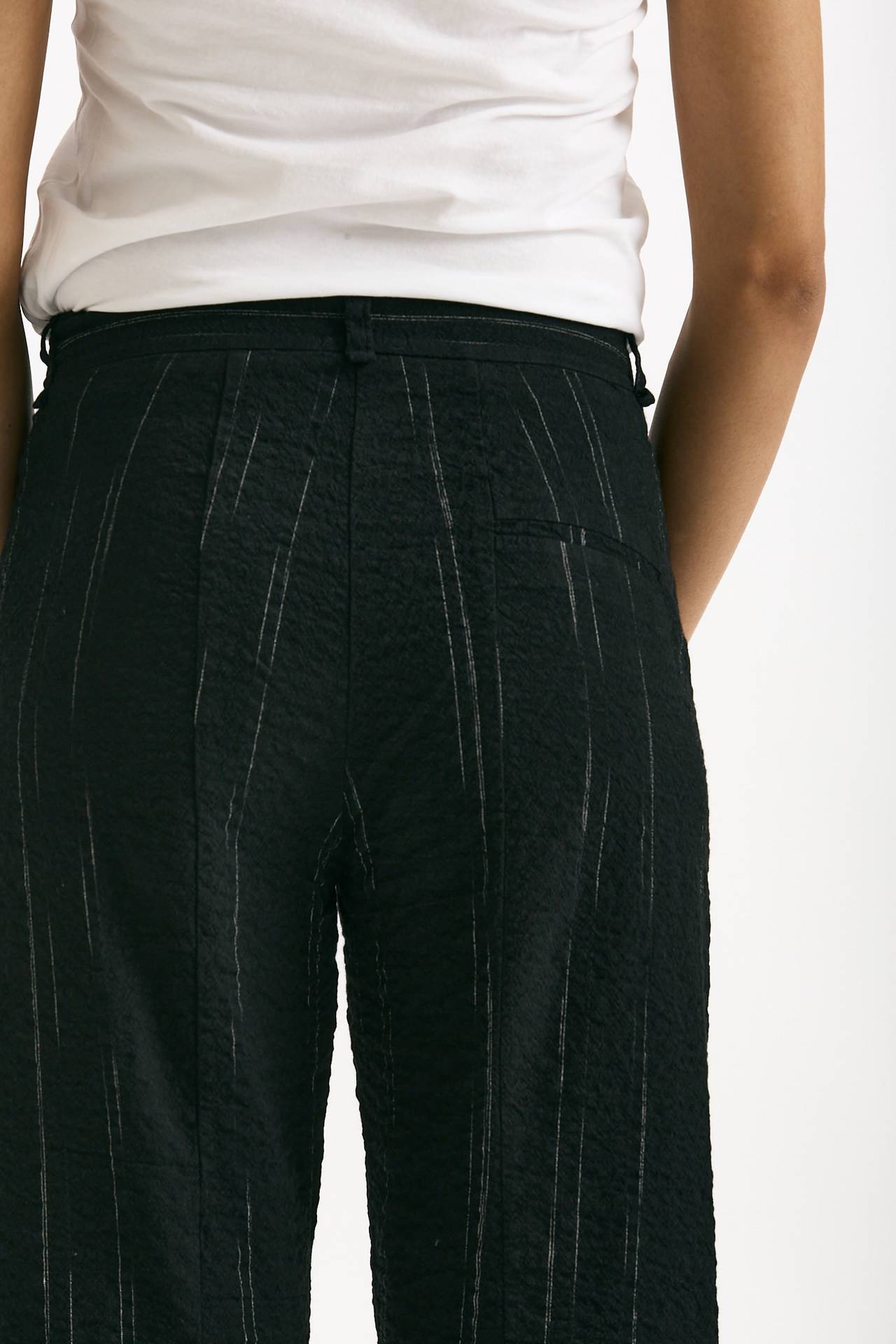 Pantalone gessato donna Transit par such - 3