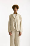 Blazer in cotone e viscosa sabbia donna Transit par such - 7