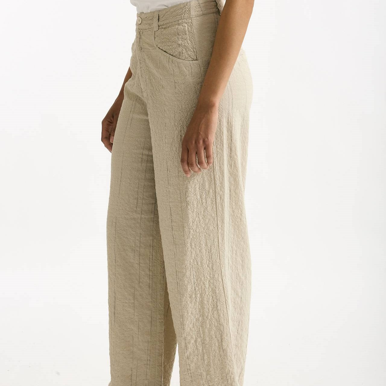 Pantalone ampio sabbia donna Transit par such - 7