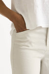 Pantalone ampio in lino cemento chiaro donna Transit par such - 6