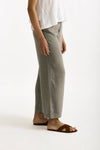Pantalone ampio in lino taupe donna Transit par such - 2