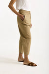 Pantalone in cotone leggero beige scuro donna Transit par such - 2
