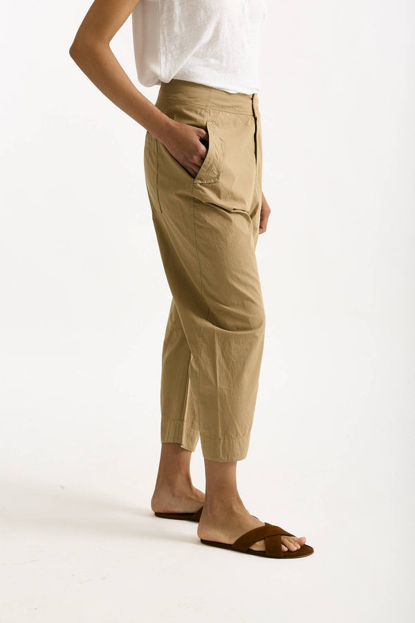 Pantalone in cotone leggero beige scuro donna Transit par such