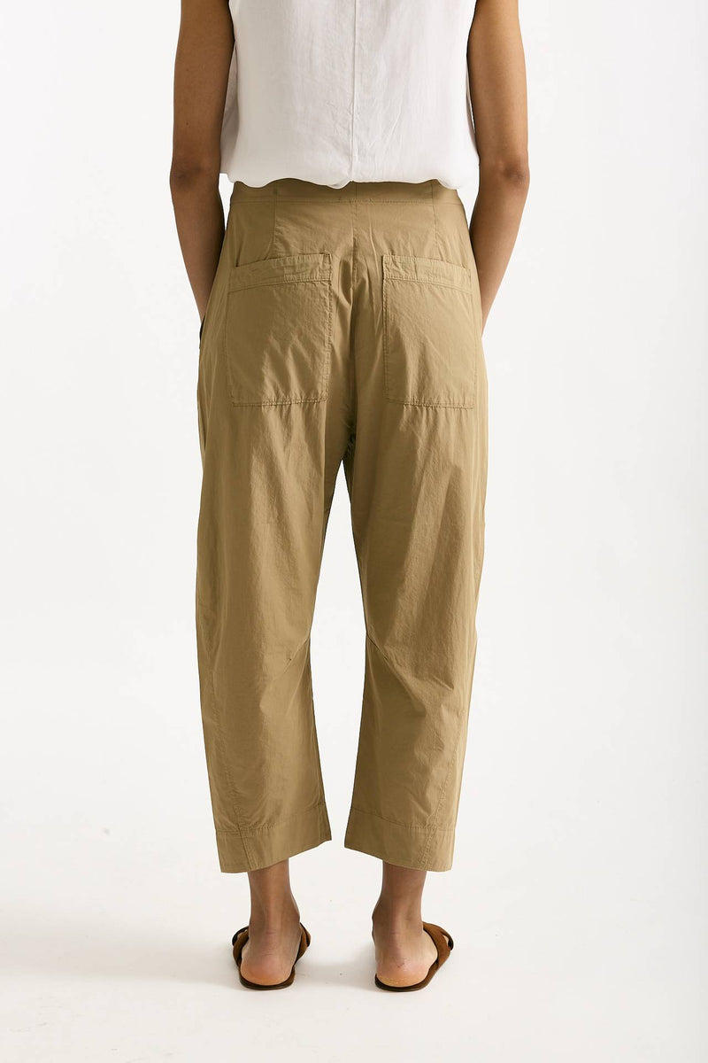 Pantalone in cotone leggero beige scuro donna Transit par such - 3