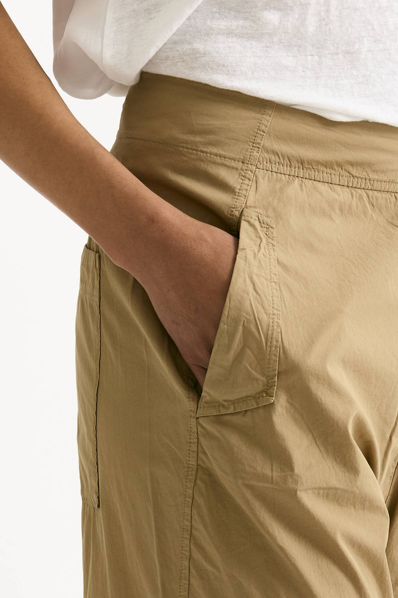 Pantalone in cotone leggero beige scuro donna Transit par such - 4
