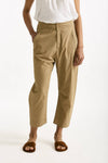 Pantalone in cotone leggero beige scuro donna Transit par such - 1