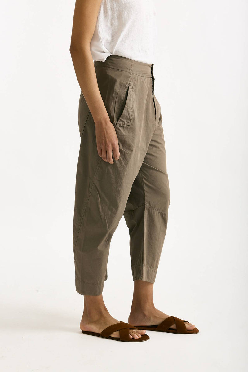 Pantalone in cotone leggero taupe donna Transit par such - 3