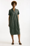Abito over in cotone verde donna Transit par such - 1
