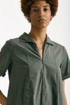 Abito over in cotone verde donna Transit par such - 4