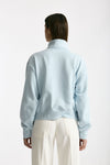 Felpa polo in cotone azzurro donna Woc - 4