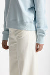 Felpa polo in cotone azzurro donna Woc - 6