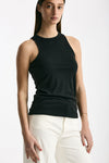 Top girocollo in modal nero donna Woc - 3