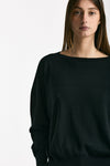Maglia in cotone nero donna Zanone - 4