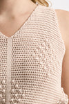 Top in maglia lavorato rosa tenue donna Zanone - 5