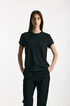 T-shirt basica ice-cotton nero donna Zanone - 1