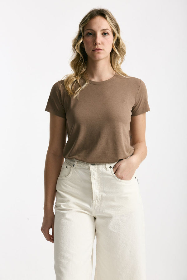 T-shirt basica ice-cotton terra donna Zanone