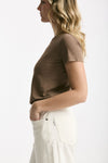 T-shirt basica ice-cotton terra donna Zanone - 3
