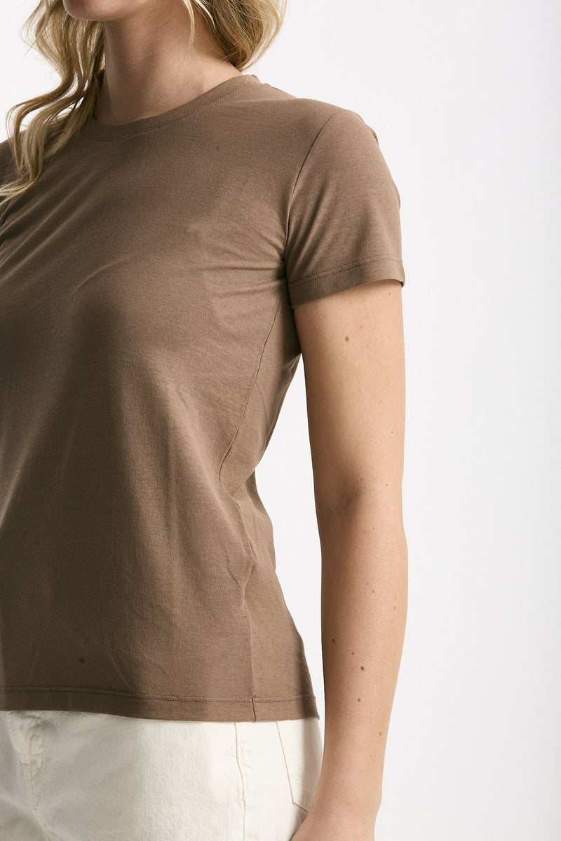 T-shirt basica ice-cotton terra donna Zanone - 5