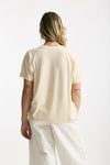 T-shirt over ice-cotton beige donna Zanone - 3