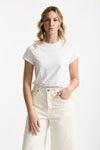 T-shirt basic ice-cotton bianco donna Zanone - 1