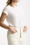 T-shirt basic ice-cotton bianco donna Zanone - 4