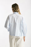 Camicia in cotone azzurro chiaro donna Zanone - 3