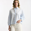 Camicia in cotone azzurro chiaro donna Zanone - 7