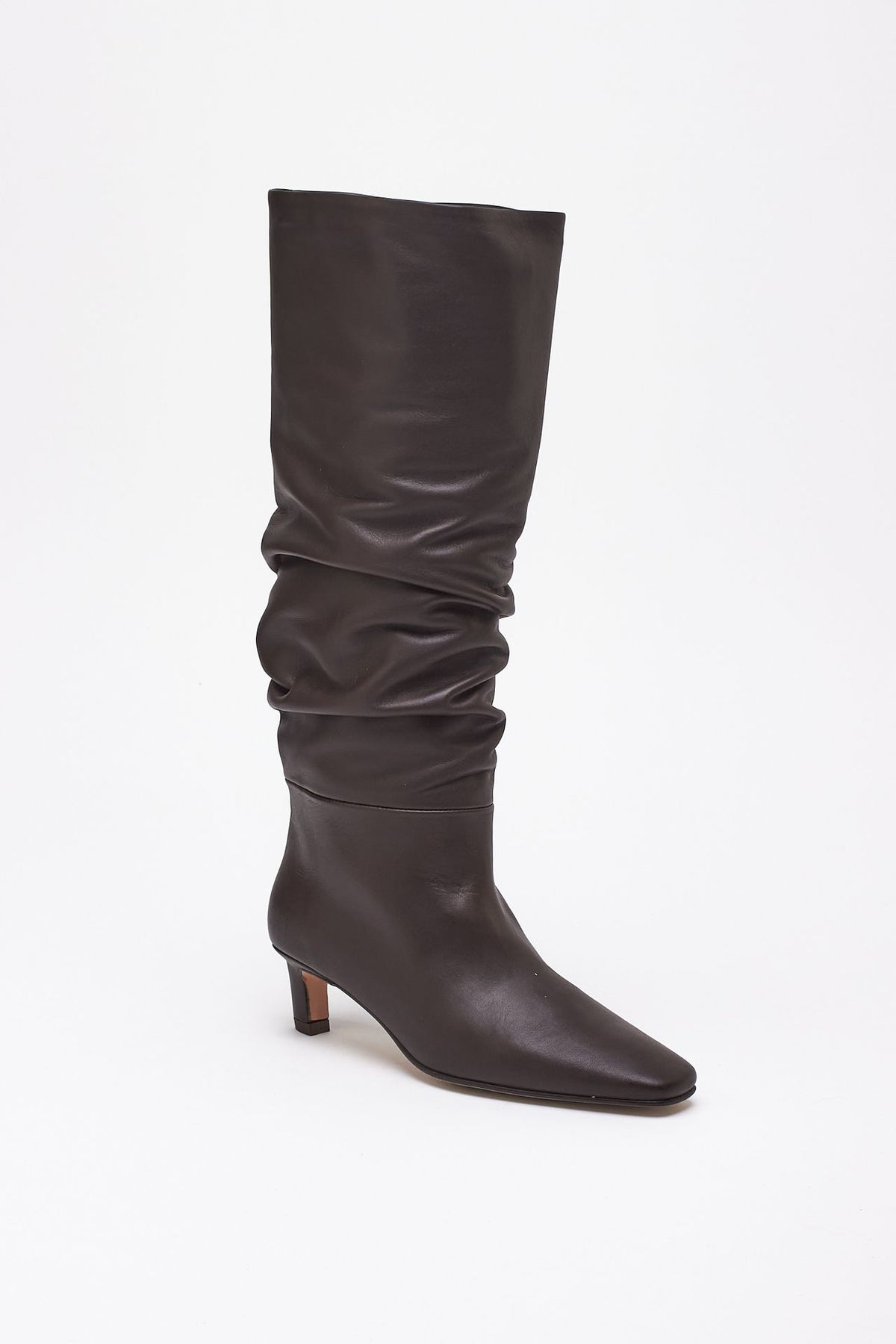 Stivali KALILA in pelle marrone donna Alohas - 3