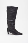 Stivali KALILA in pelle nero donna Alohas - 1
