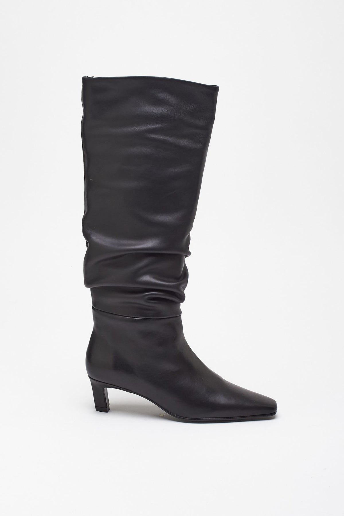 Stivali KALILA in pelle nero donna Alohas - 1