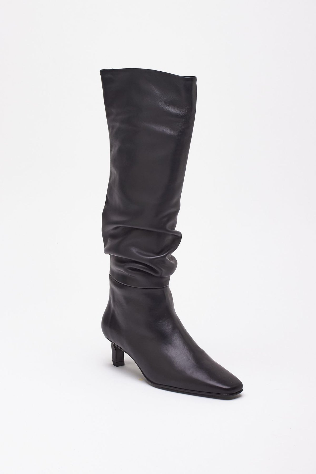 Stivali KALILA in pelle nero donna Alohas - 3