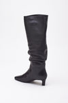 Stivali KALILA in pelle nero donna Alohas - 4