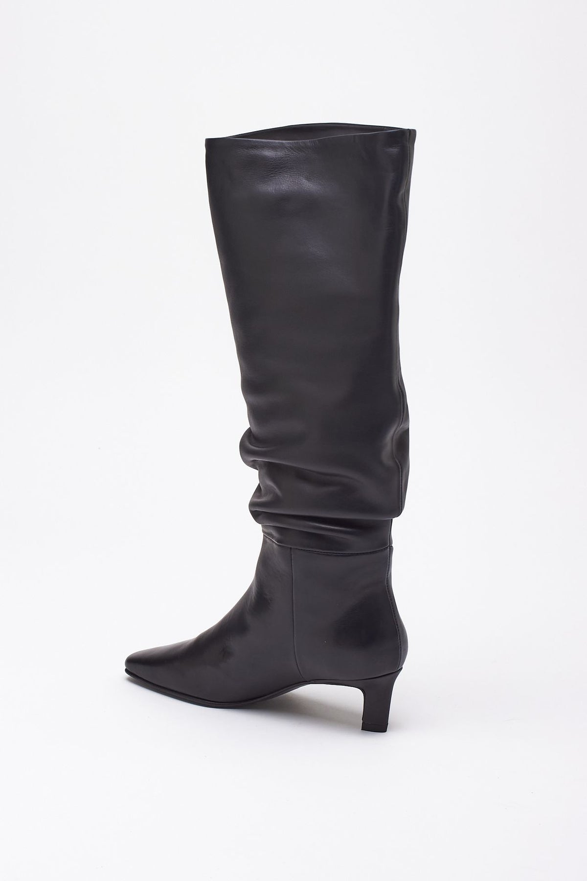 Stivali KALILA in pelle nero donna Alohas - 4
