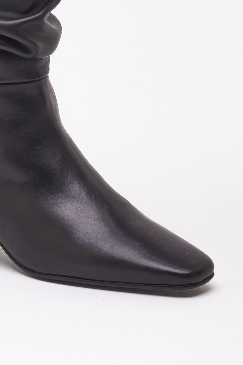 Stivali KALILA in pelle nero donna Alohas - 6
