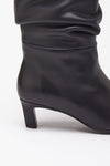 Stivali KALILA in pelle nero donna Alohas - 7