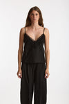 Top gessato nero donna The andamane - 3