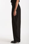 Pantalone gessato nero donna The andamane - 2
