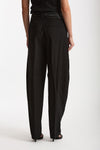 Pantalone gessato nero donna The andamane - 3