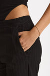 Pantalone gessato nero donna The andamane - 4