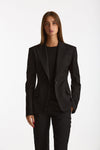 Giacca slim gessata nero donna The andamane - 3