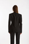 Giacca slim gessata nero donna The andamane - 5